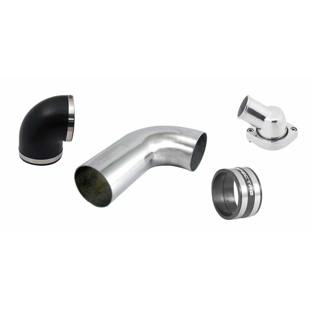 Air Intake Tube Kit and 45 Degree LS Water Neck, Black