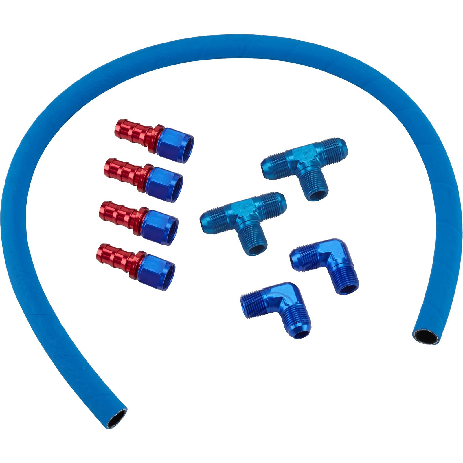 Fitting/Hose Kit for Aluminum Freeze Plugs w/ Return 91015925