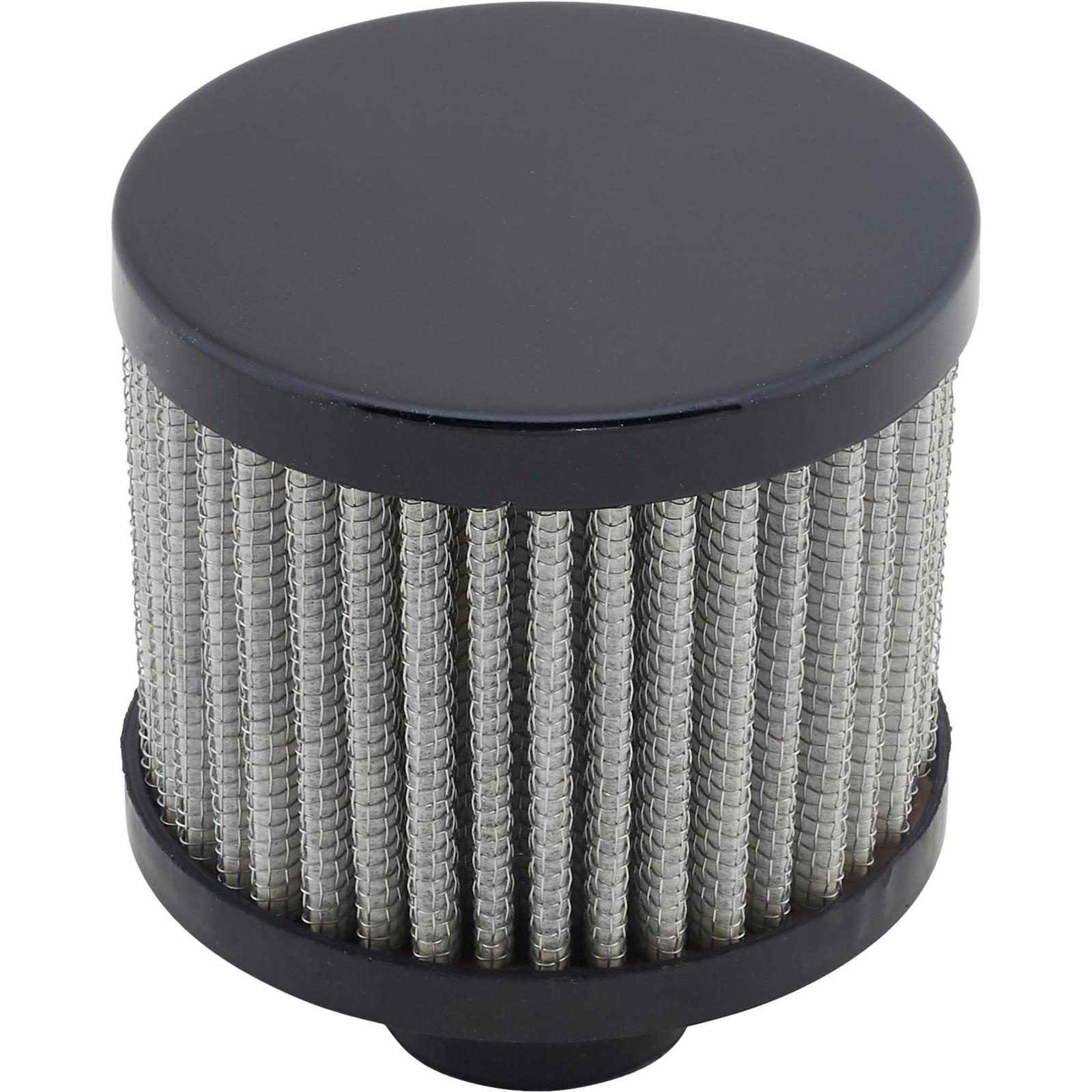 Black Push-In Valve Cover Breather Without Shield