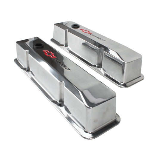 Speedway SBC Small Block Chevy V8 Bow Tie Aluminum Valve Covers