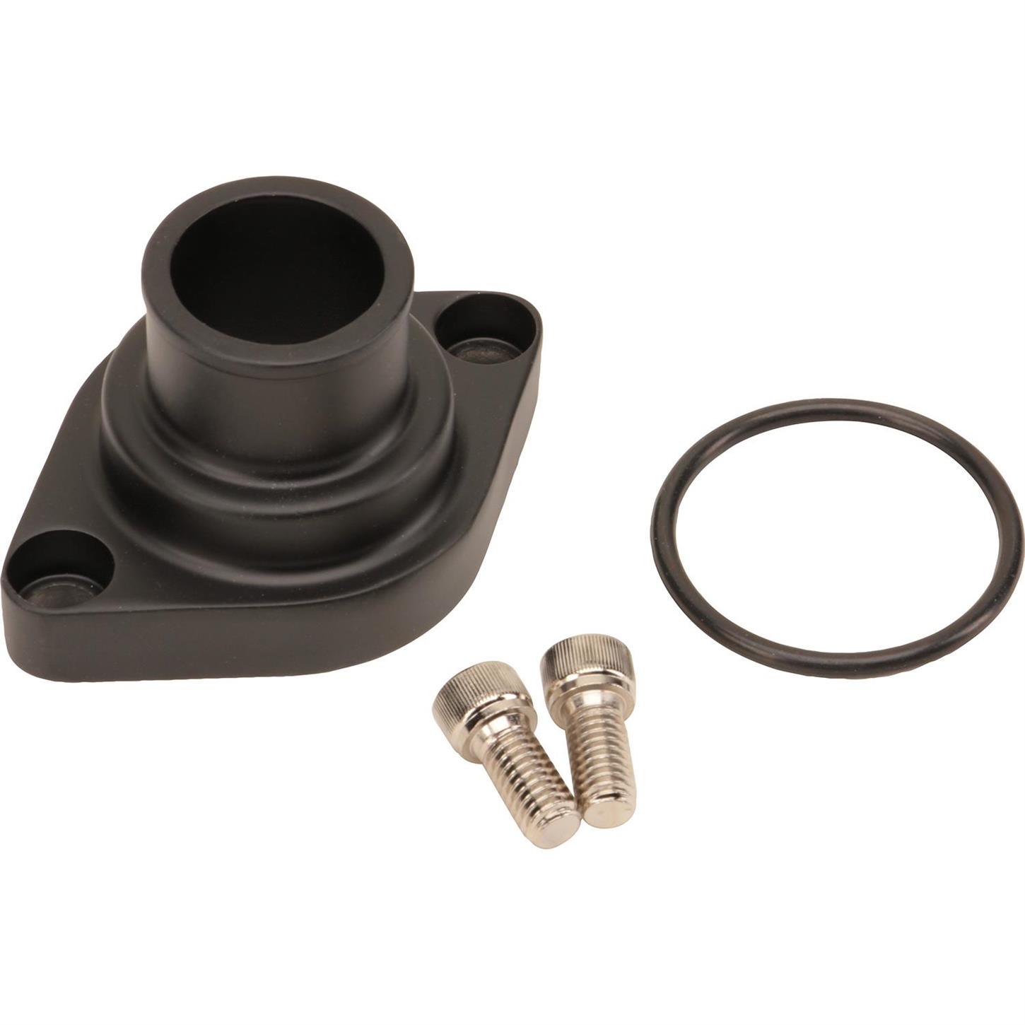 Straight Aluminum Water Neck Black