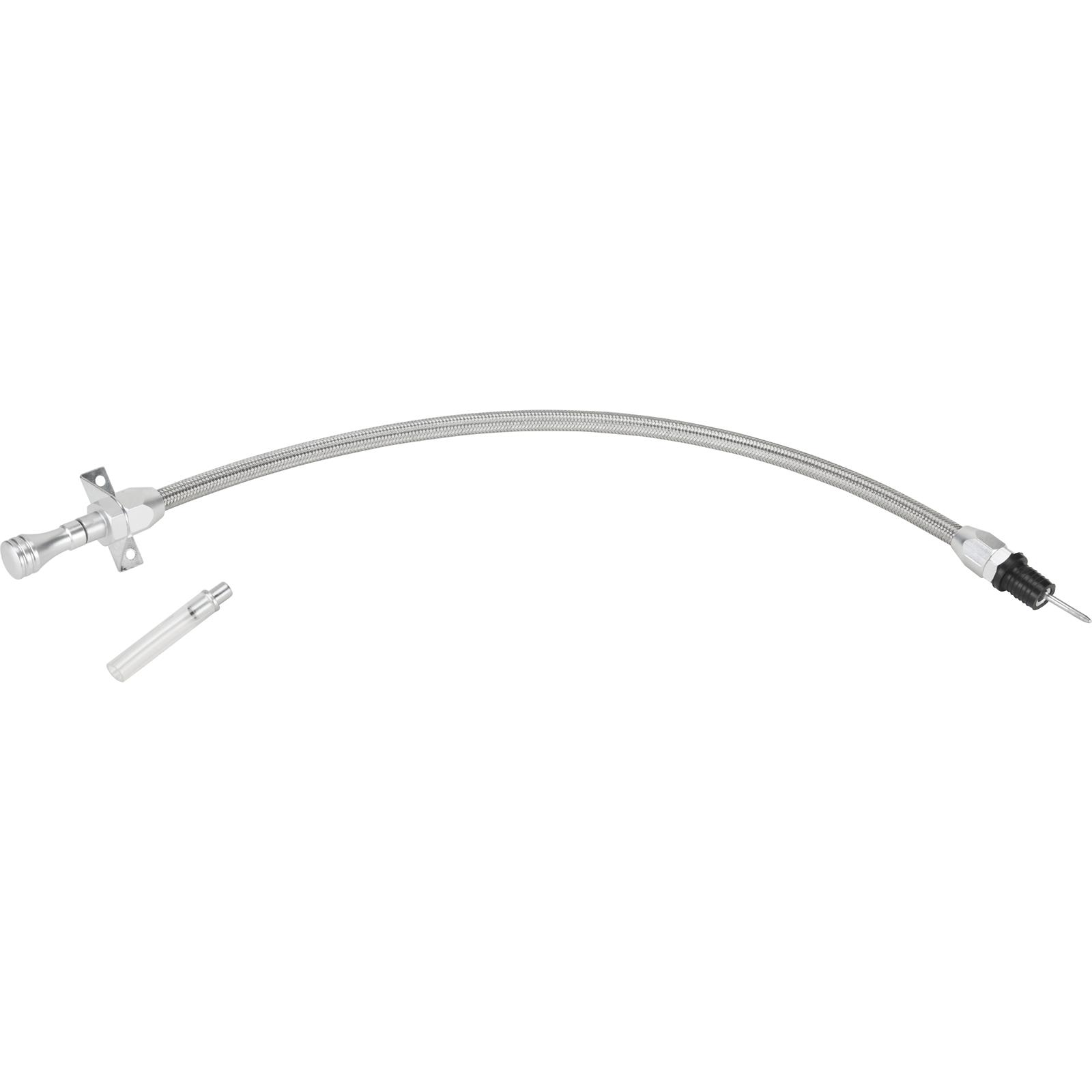 GM 700R4 Flexible Stainless Steel Transmission Dipstick - BBC Applications 13 thumbnail image