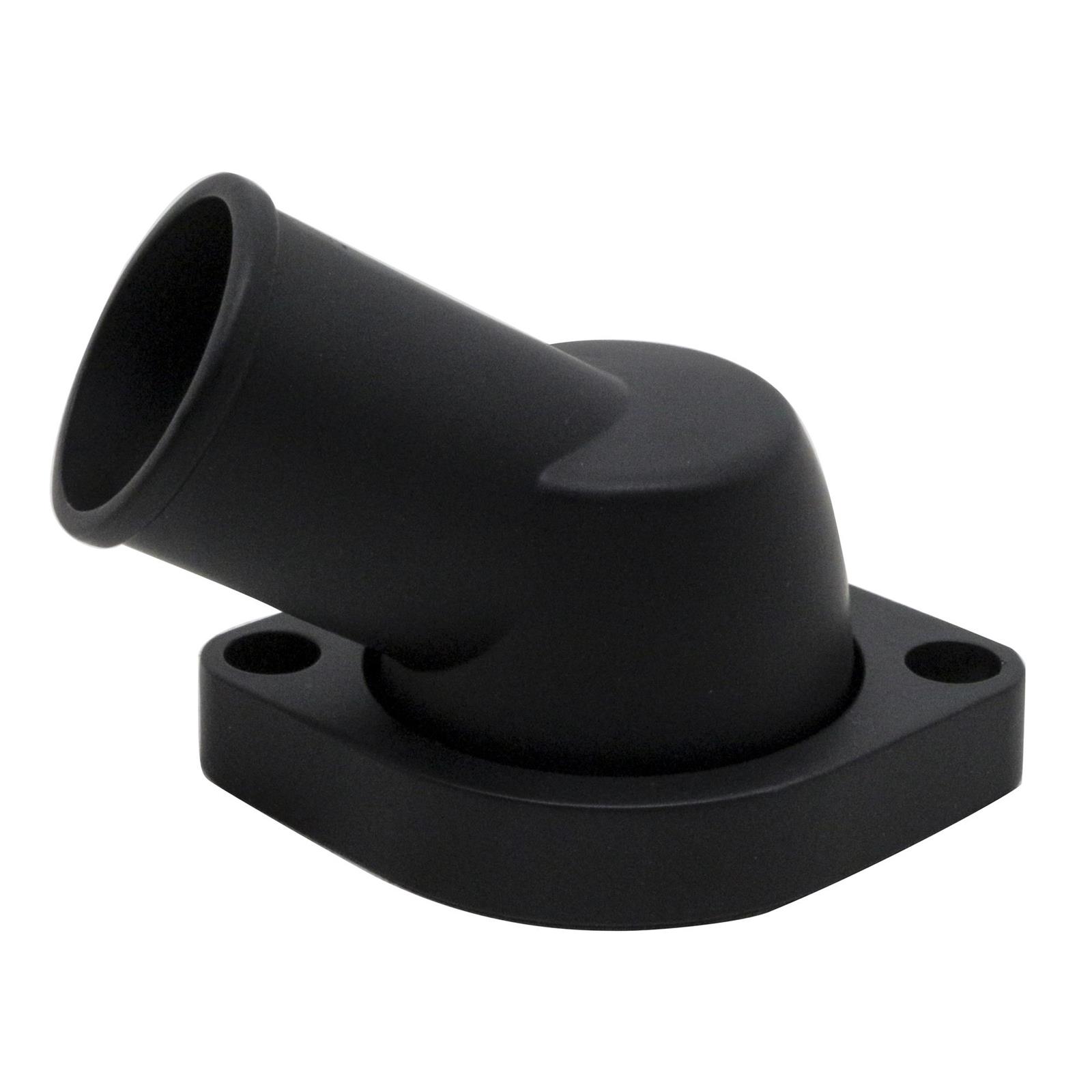 Speedway Chevy LS Swivel Water Neck, Black