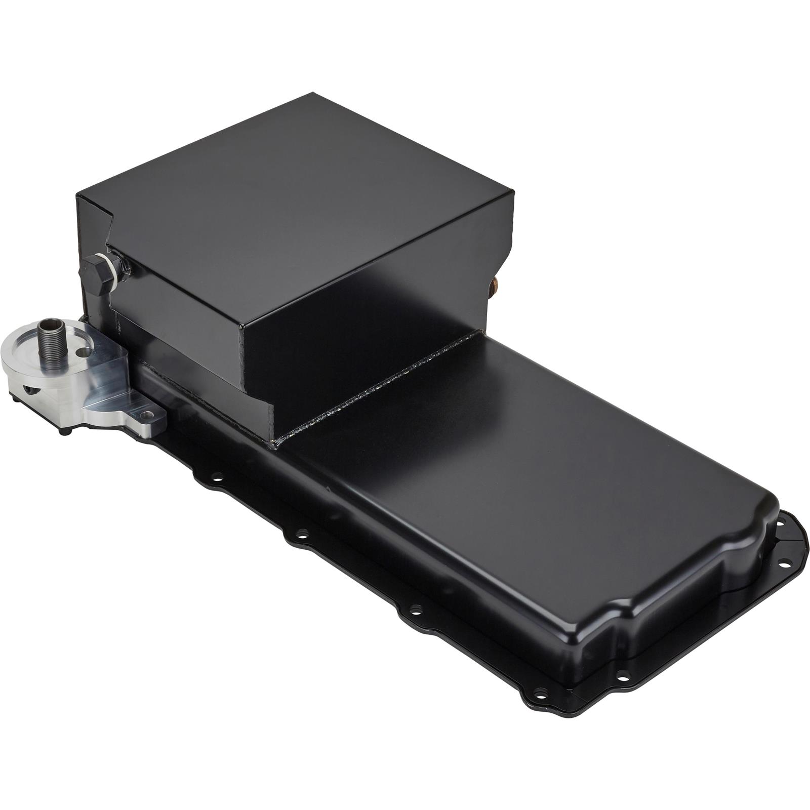 Turbo LS Swap Low Profile Oil Pan, AN 10 Turbo Drain, OEM Filter