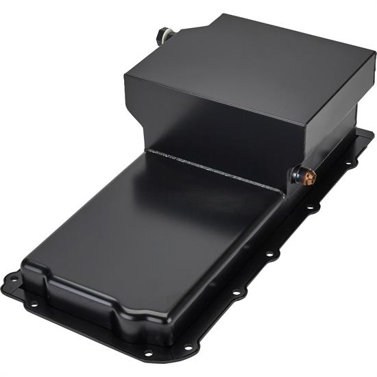 Turbo LS Swap Low Profile Oil Pan, AN 10 Turbo Drain, OEM Filter