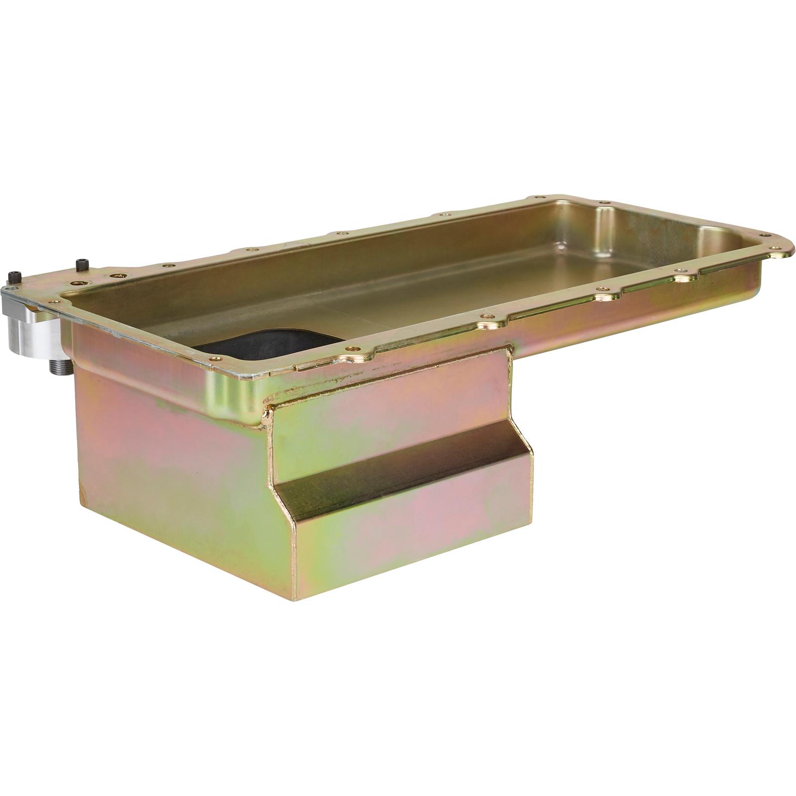 LS Swap Conversion Low Profile Oil Pan, OEM Filter Location, Zinc