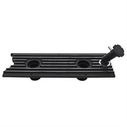 LS Series Engine Valley Plate with Knock Sensor Tube, Black