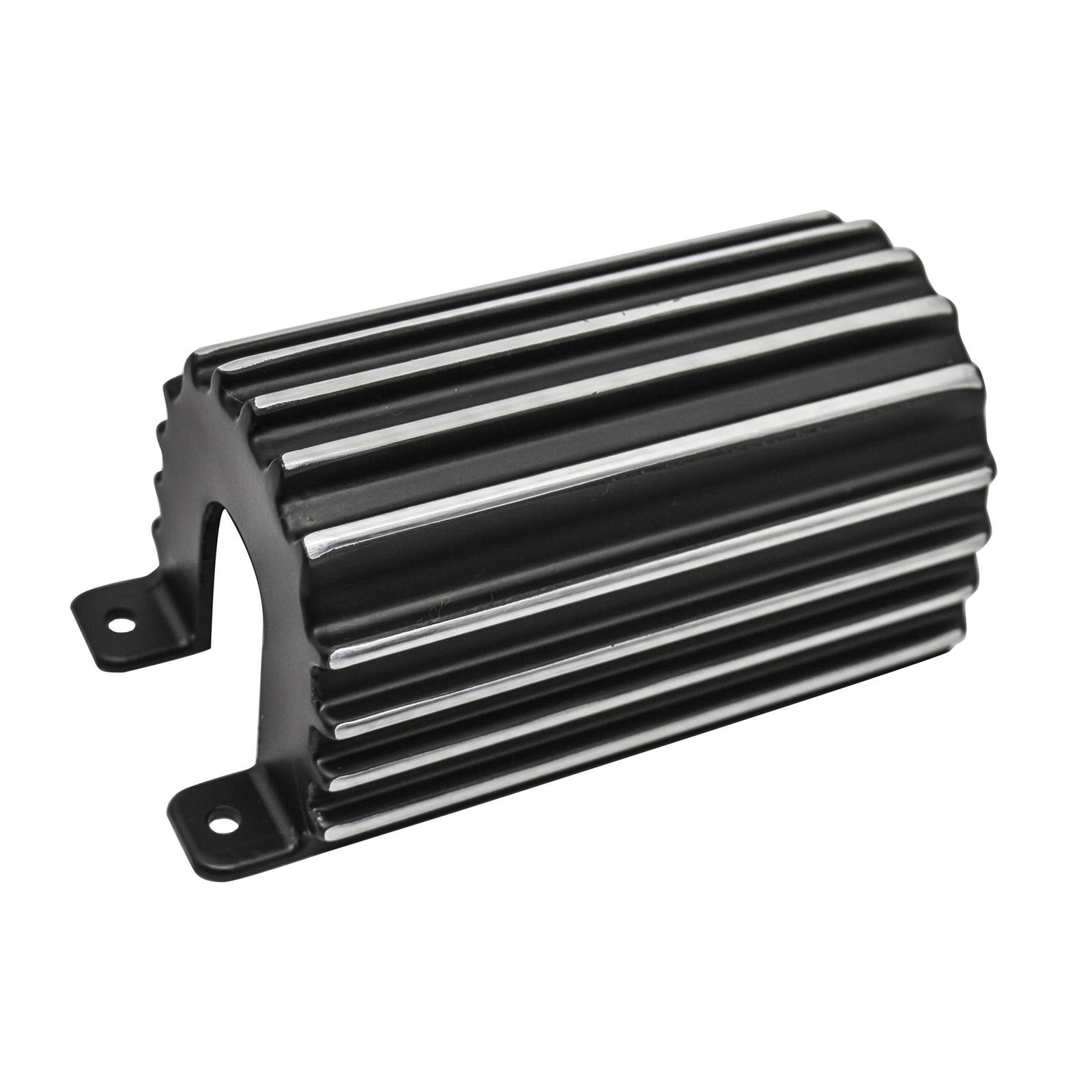 Aluminum Finned Ignition Coil Cover, Round