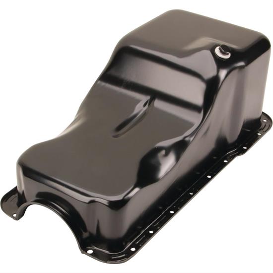 19621982 Small Block Ford 221260289302 Oil Pan, Front Sump, Black