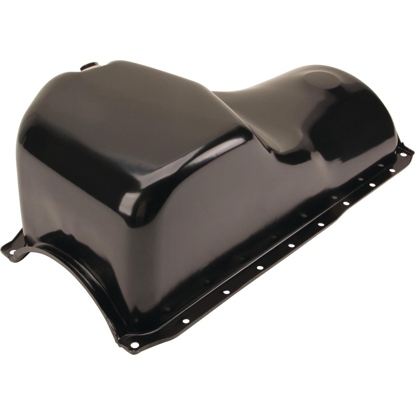19701982 Small Block Ford 351C351M400 Oil Pan, Front Sump, Black