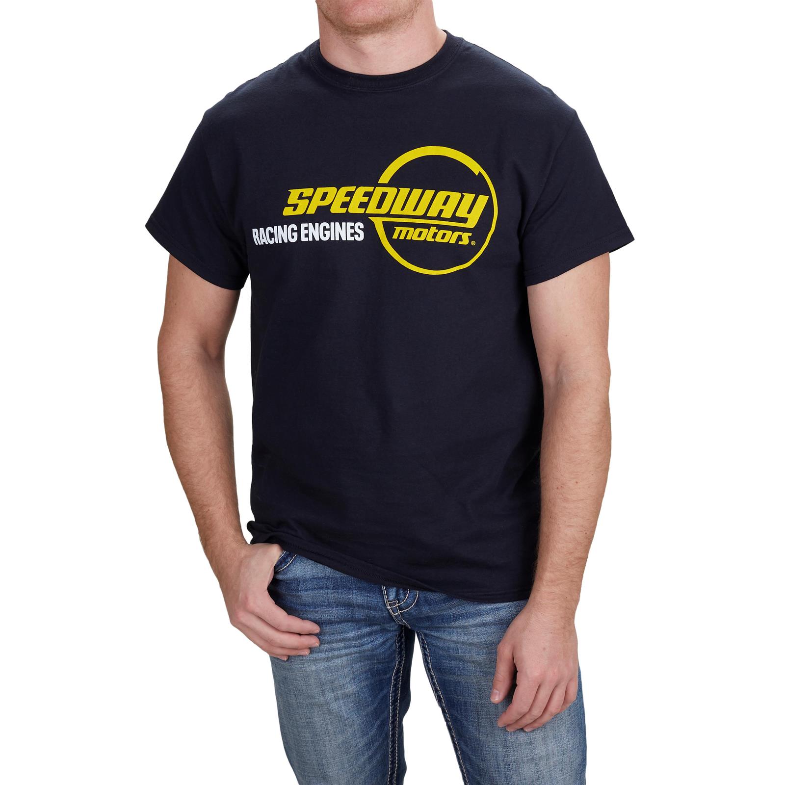 Speedway Racing Engines TShirt Black Large