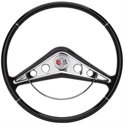 15 Inch Impala Style Steering Wheel & Horn Emblem, 1959 Impala