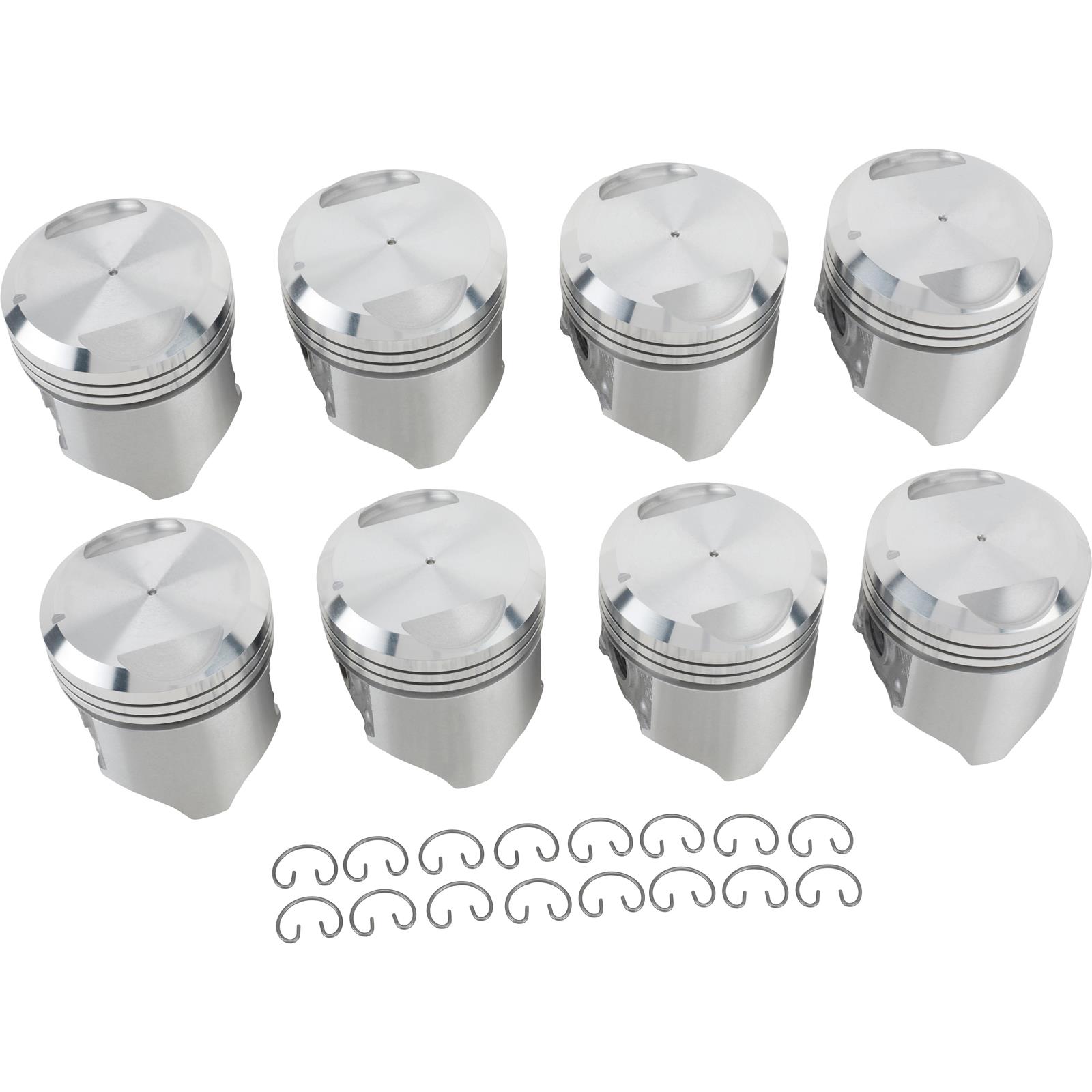 1958 Style 392 Hemi .040 Oversized Aluminum Piston Set 101 Comp