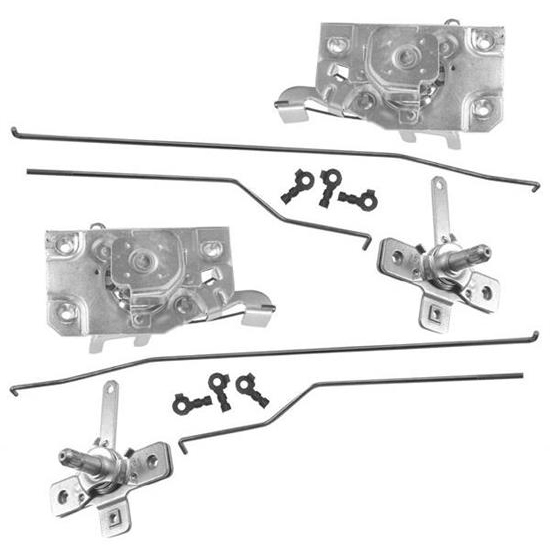 Dyancorn 1972 Chevy/GMC Pickup Door Latches, Rods and Remote Kit