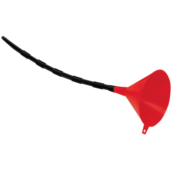Performance Tool Red Funnel w/ 18" Flex Spout (W220)