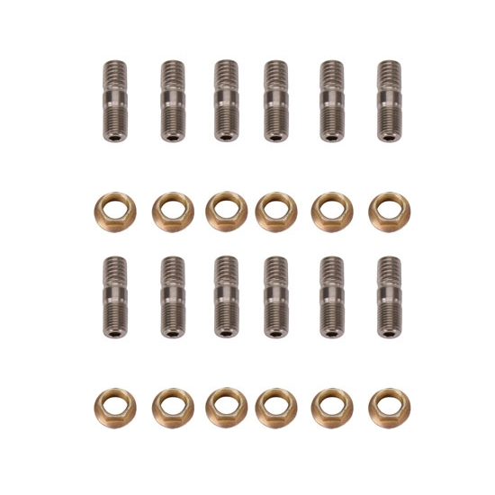 Ti64 226 Broached Titanium Header Stud Kit