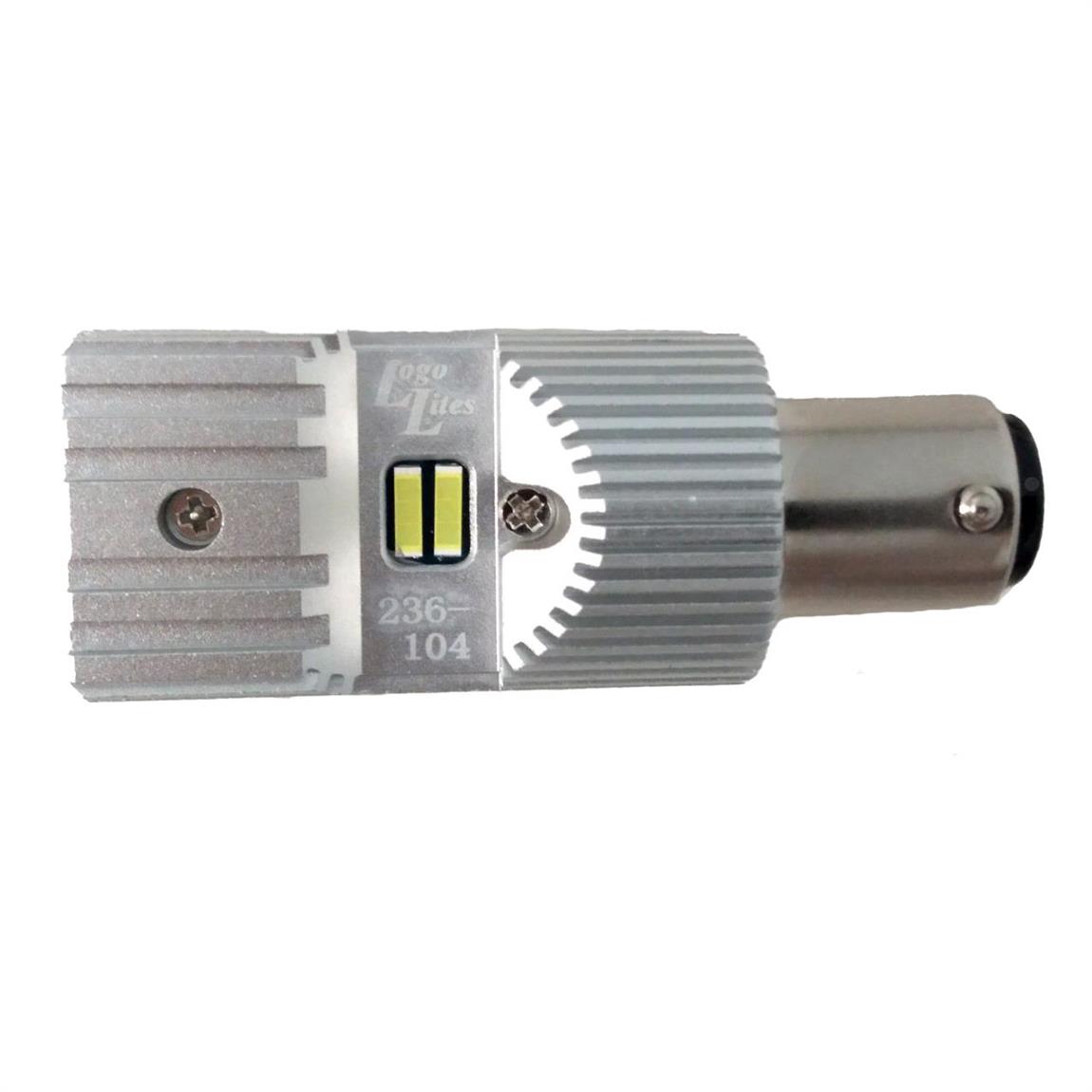 LED Headlight Bulb, 612 Volts Positive/Negative Ground, Each