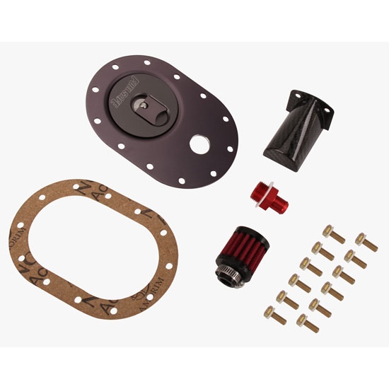 Fuel Safe Carbon Fiber Upper Fuel Cell Fill Plate Assembly