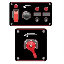 Longacre® Aluminum Flip-Up Ignition Panel & Disconnect Switch