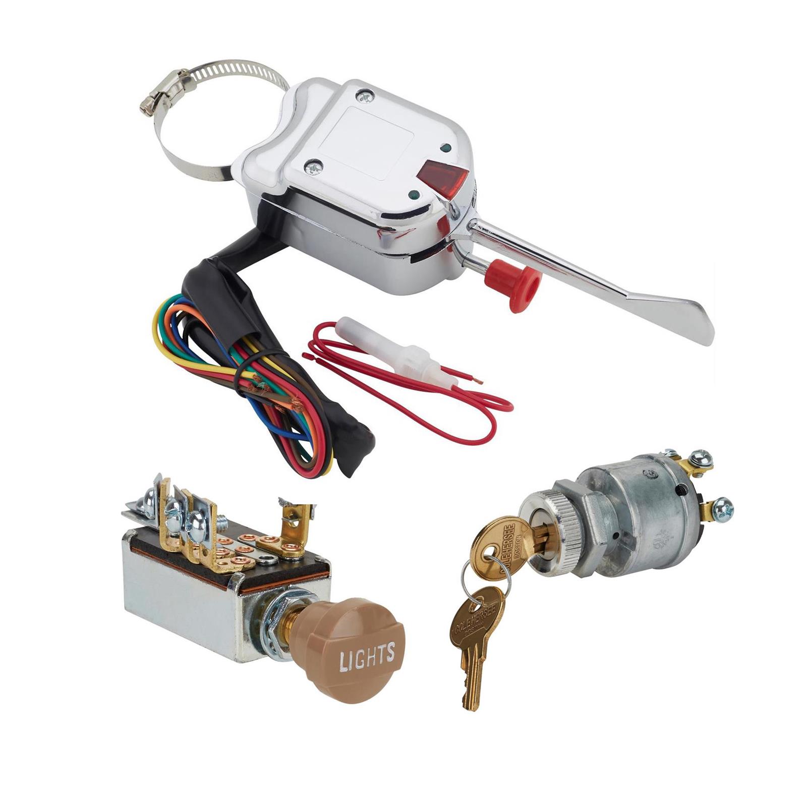 Four Position Headlight, Key Ignition & HD Turn Signal Switches