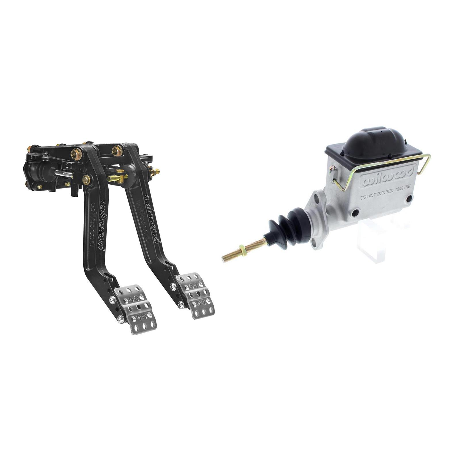 Wilwood Swing Mount Brake & Clutch Pedal w/High Volume MC