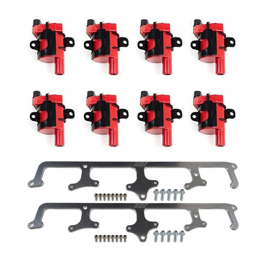 1999-07 GM LS Ignition Coil Set and Truck Side Bolt on Brackets
