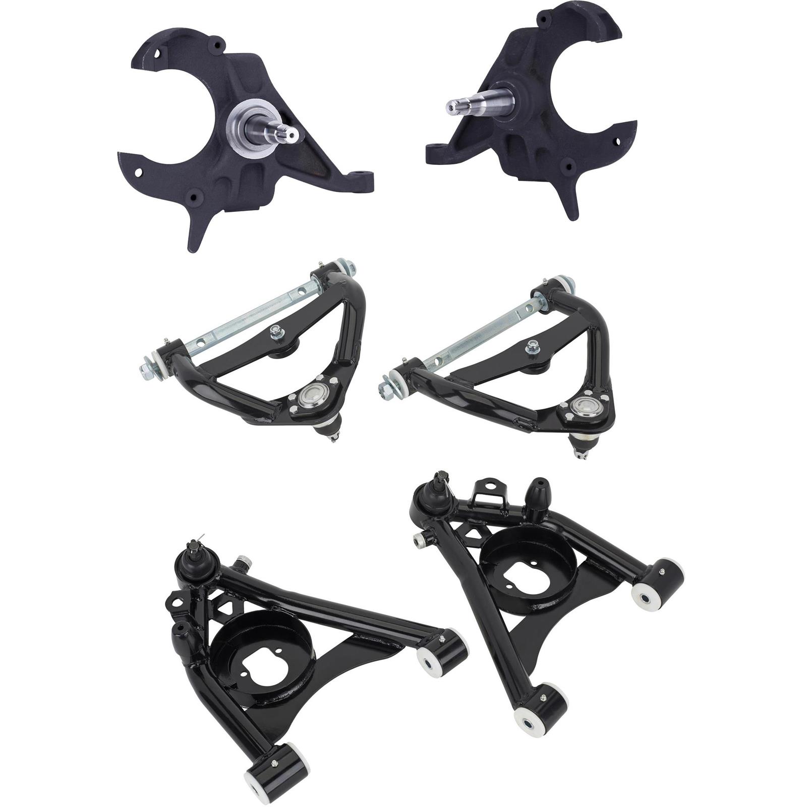 GBody Upper, Lower Control Arm and 2" S10 Drop Spindles