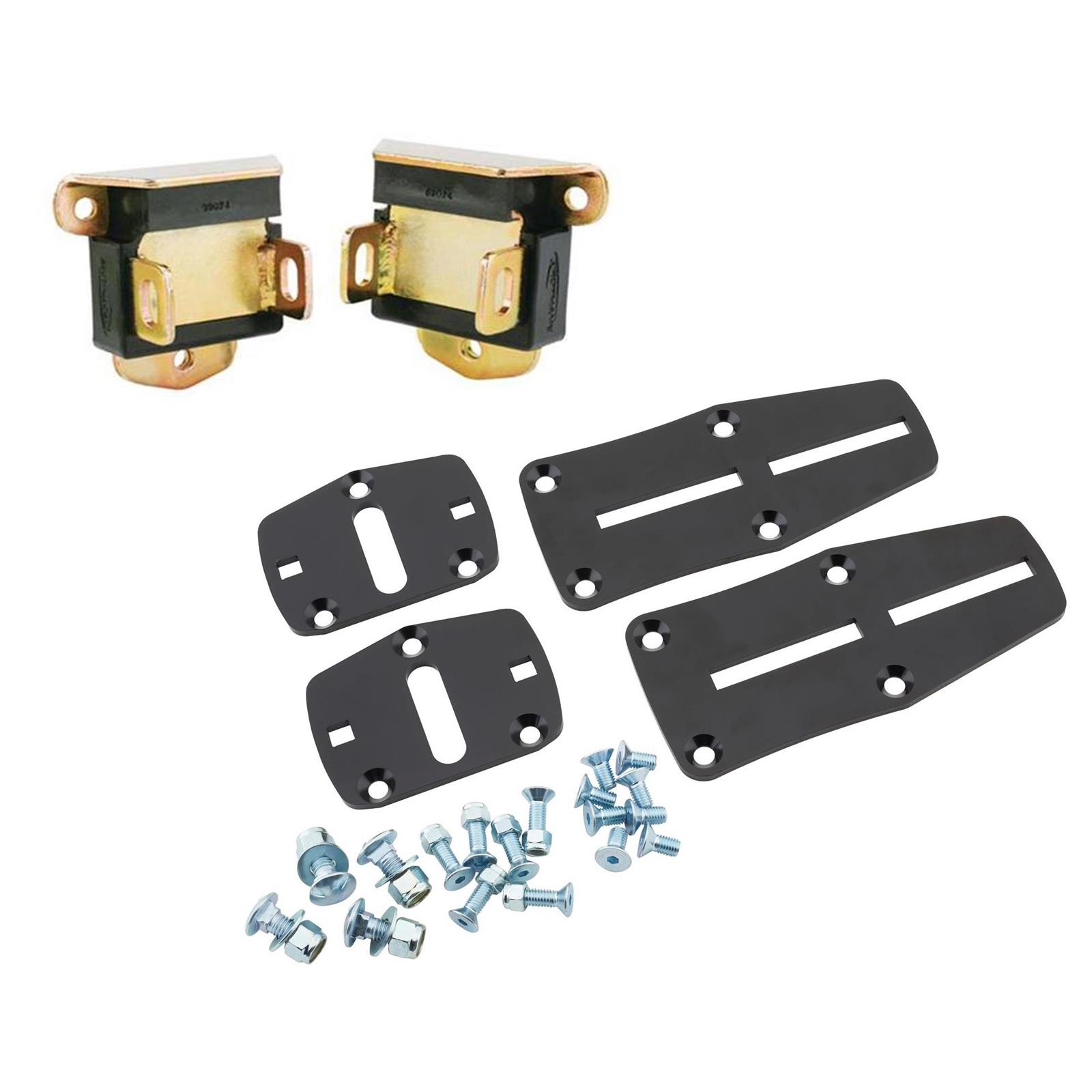 Adjustable LS Engine Brackets with Fits Chevy Fits V8 Engine Mounts