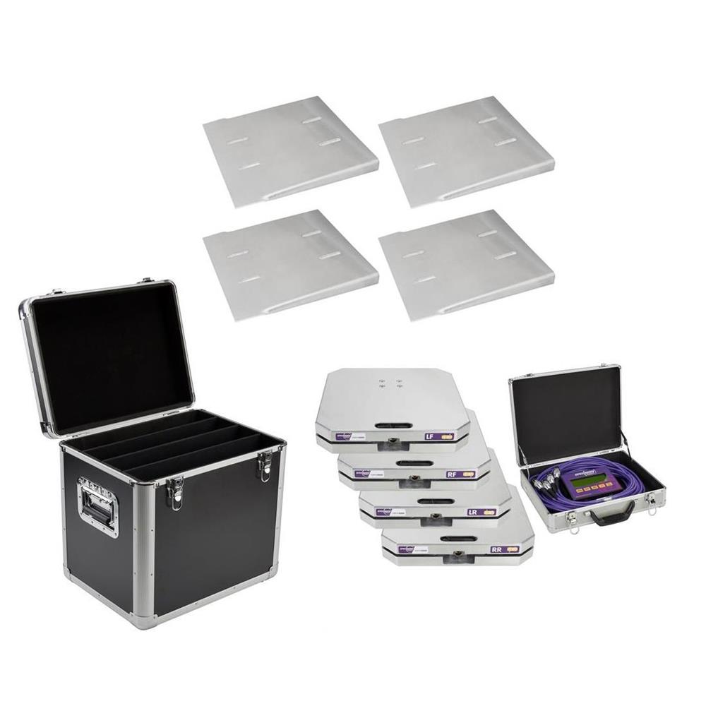 1 Weigh Electronic Racing Scale Set & Aluminum Fits Ramps, Set of 4
