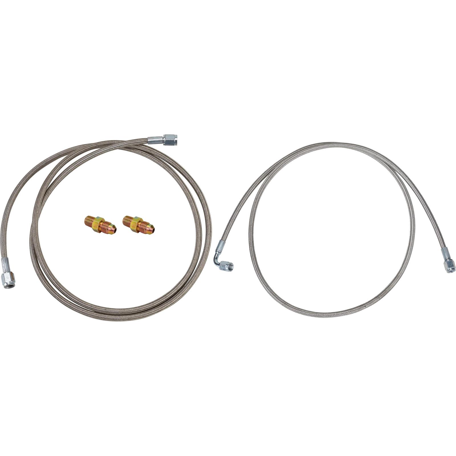 Twin Turbo Dual Feed Oil Line Kit