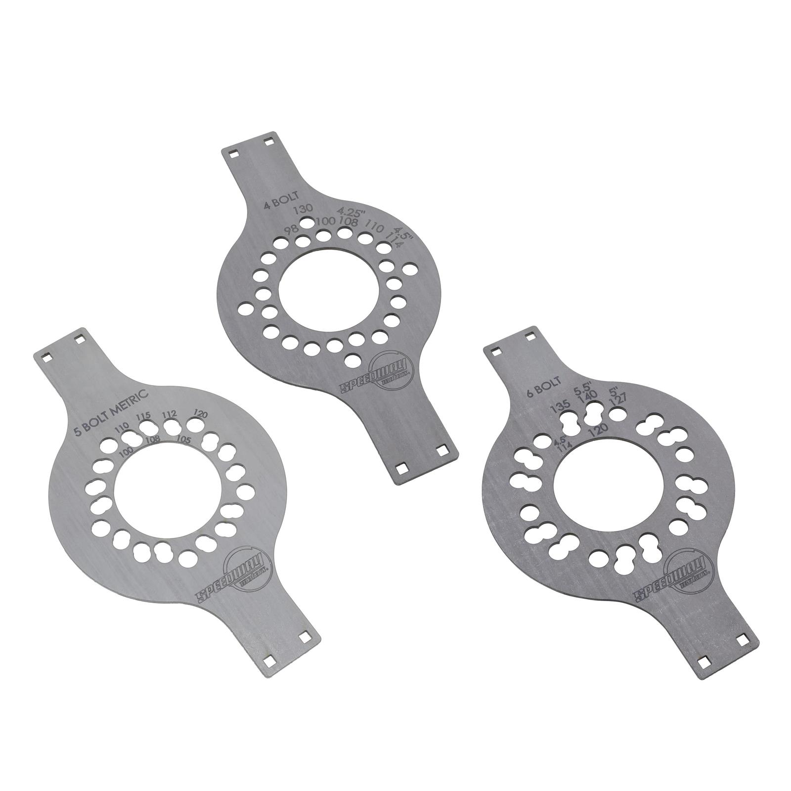 WheelWise™ Wheel Fitment Tool Center Plate Kit, 456 Lug