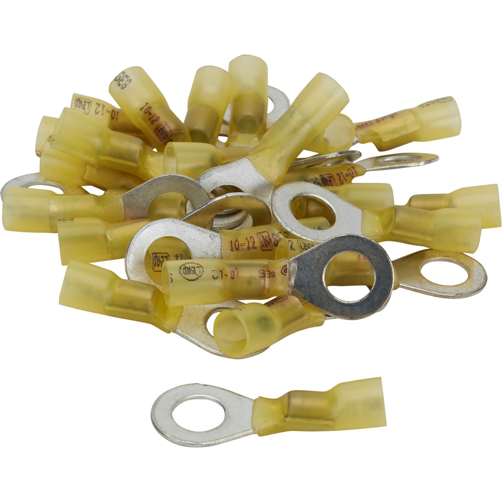 Pico 2834G 3/8 Ring Terminal Kit, Yellow 1210 AWG, 25 Pc