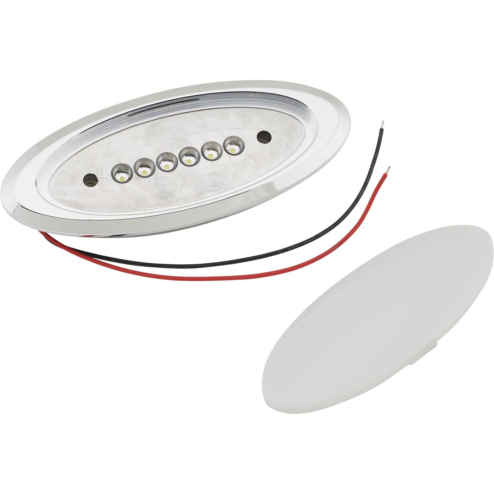 Billet Interior Courtesy Dome Light, 30 Degree Angled Bezel