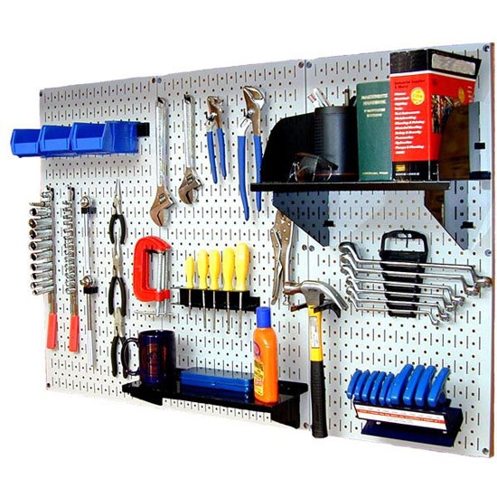 Standard Workbench Tool Organizer Kit, Wall Control Storage System