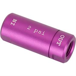 Speedway Disc Brake Residual Valve, 2 PSI, Purple