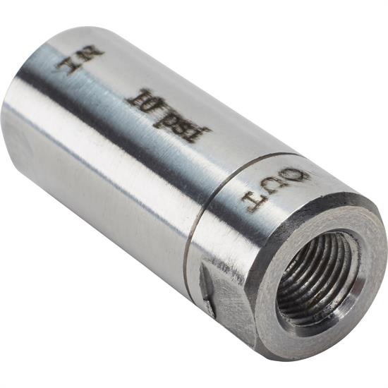 Speedway Drum Brake Residual Valve, 10 PSI, Polished