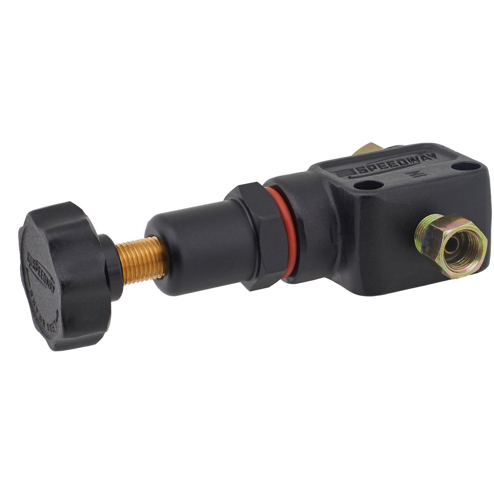Speedway Black Adjustable Brake Proportioning Valve