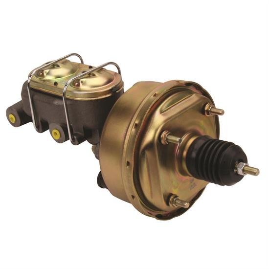 Single 7 Inch Brake Booster Master Cylinder Combo, 1 Inch Bore