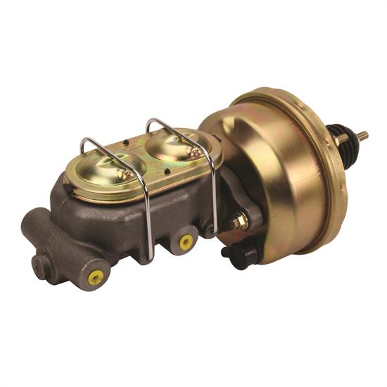 Single 7 Inch Brake Booster Master Cylinder Combo 1 Bore Universal Fit Vacuum Diaphragm Single Brake Booster Type 7 Inch Diameter