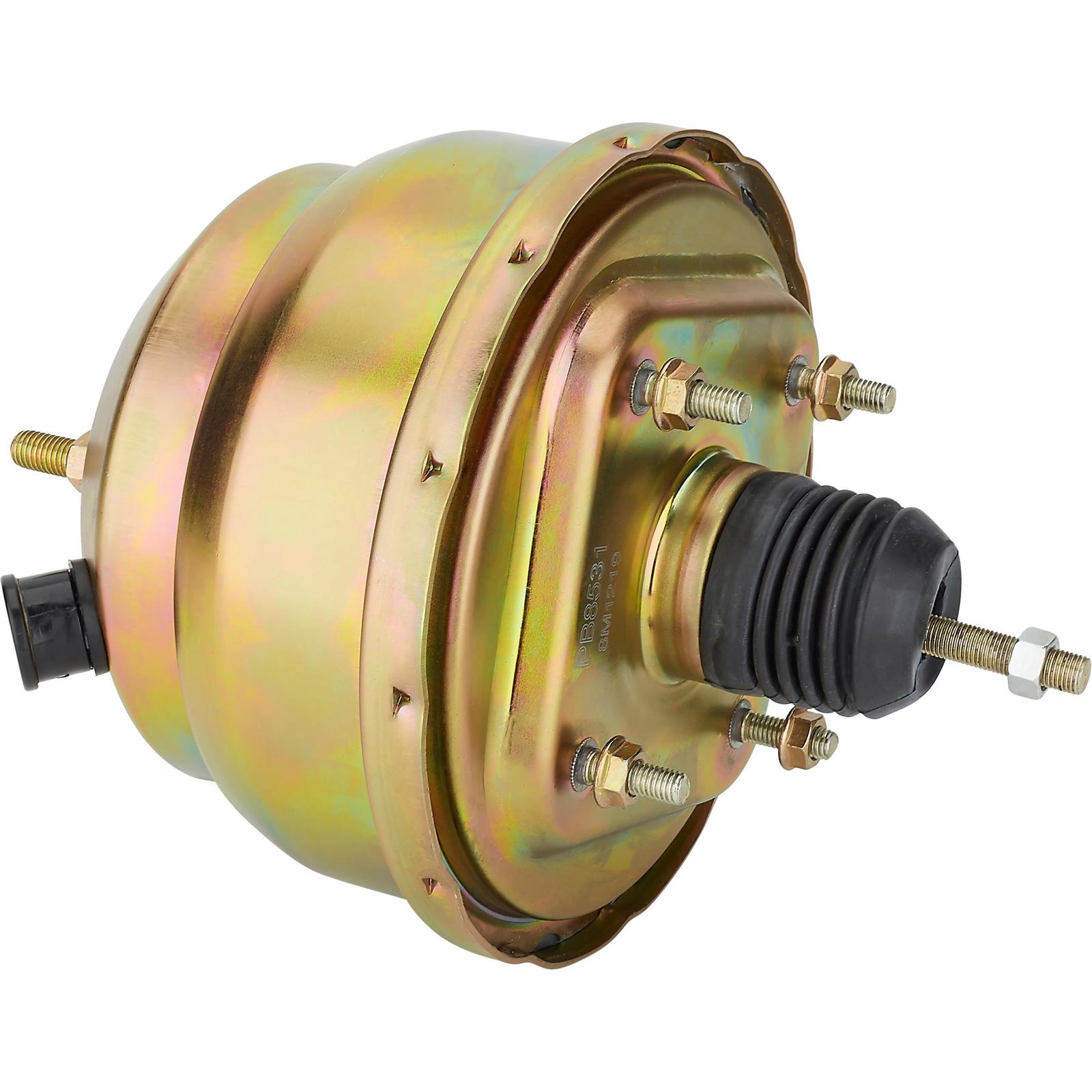 Dual 8 Inch Brake Booster Master Cylinder Combo, 1 Inch Bore