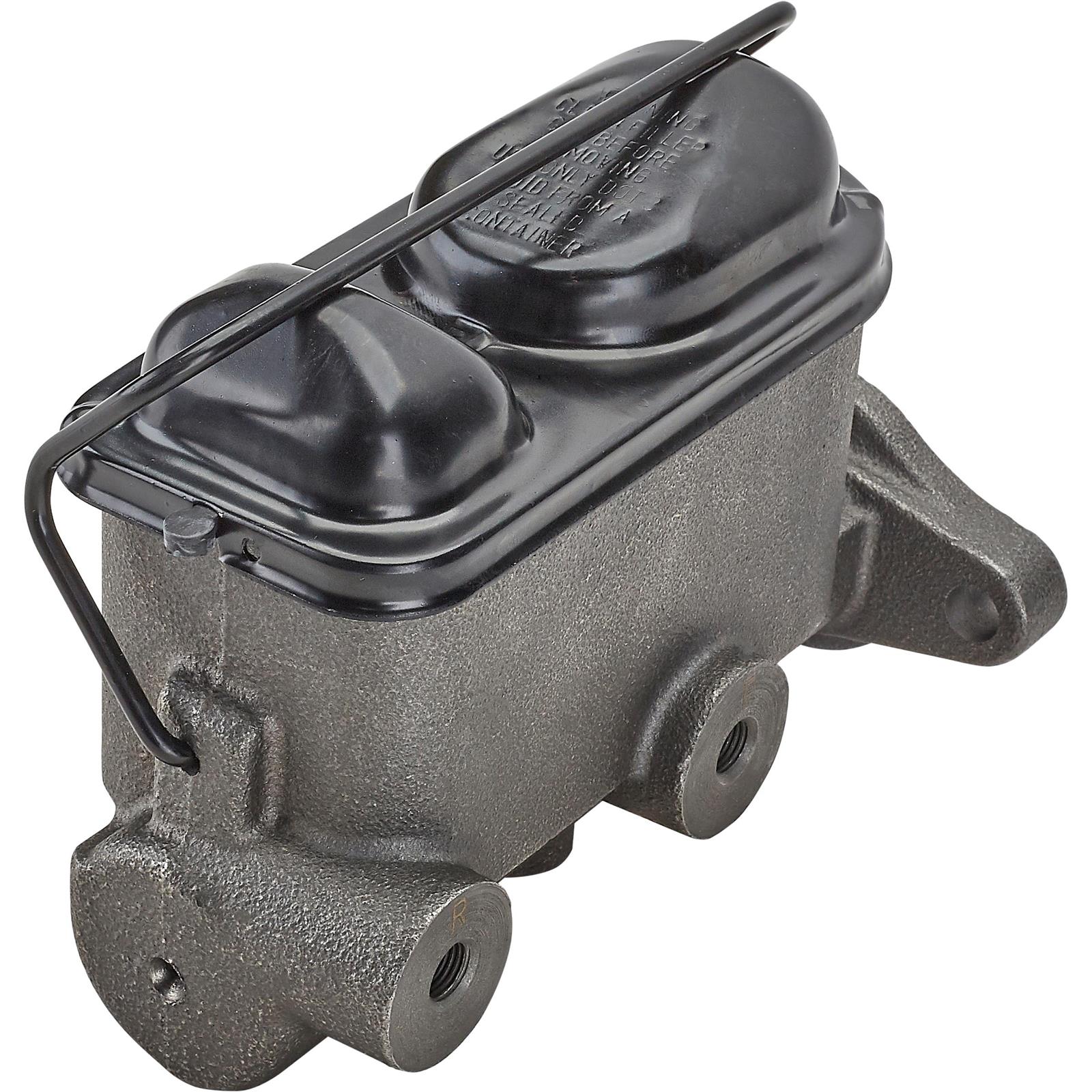 Speedway Dual Feed Brake Master Cylinder, 1 Inch Bore, Disc/Drum