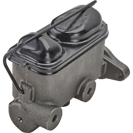 Speedway Dual Feed Brake Master Cylinder, 1 Inch Bore, Disc/Drum