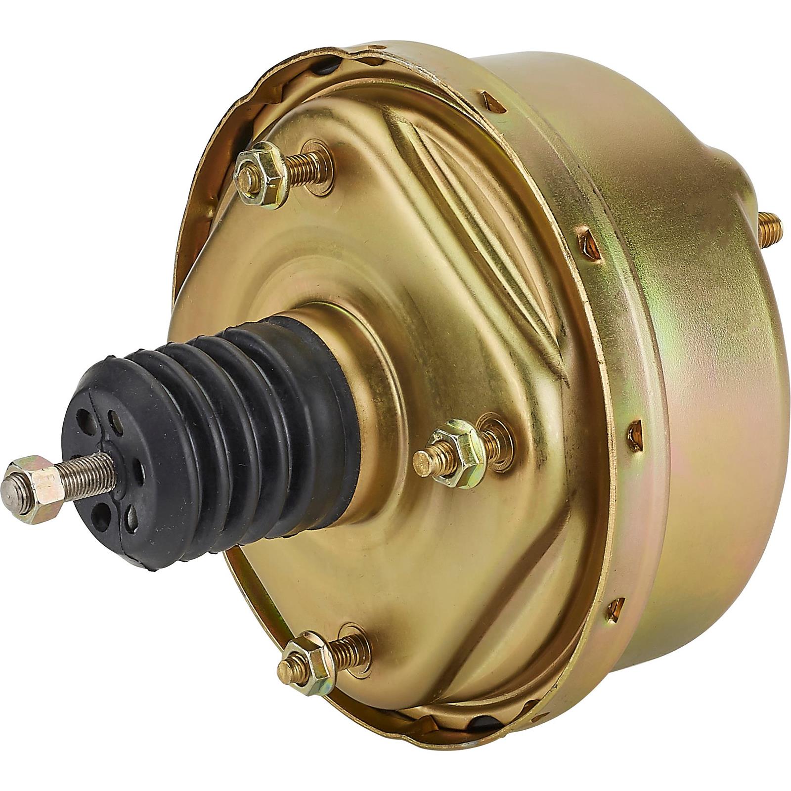 Speedway Single Diaphragm Power Brake Booster, 7 Inch, Chromate Finish