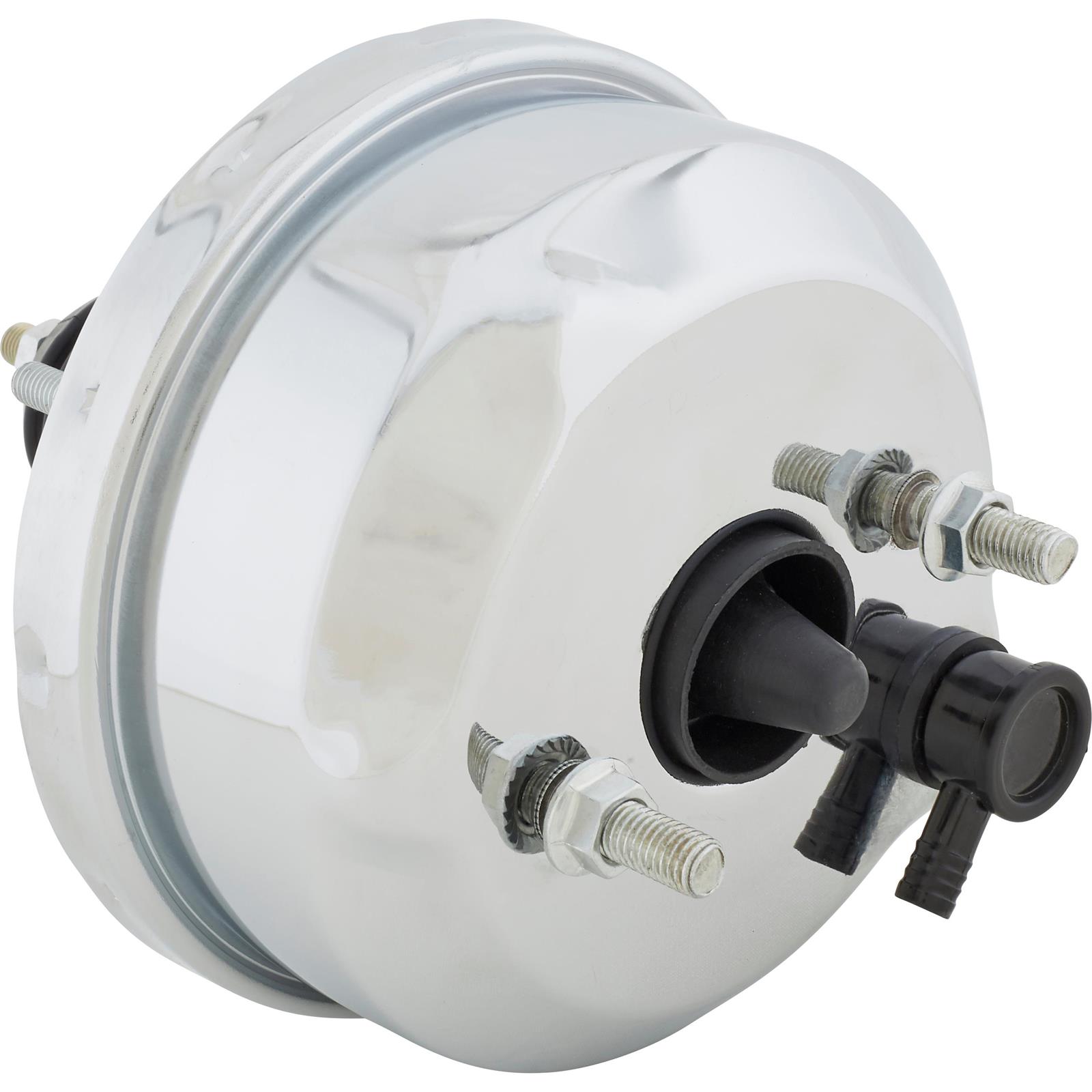 Speedway Single Diaphragm Power Brake Booster, 7 Inch, Chrome Finish