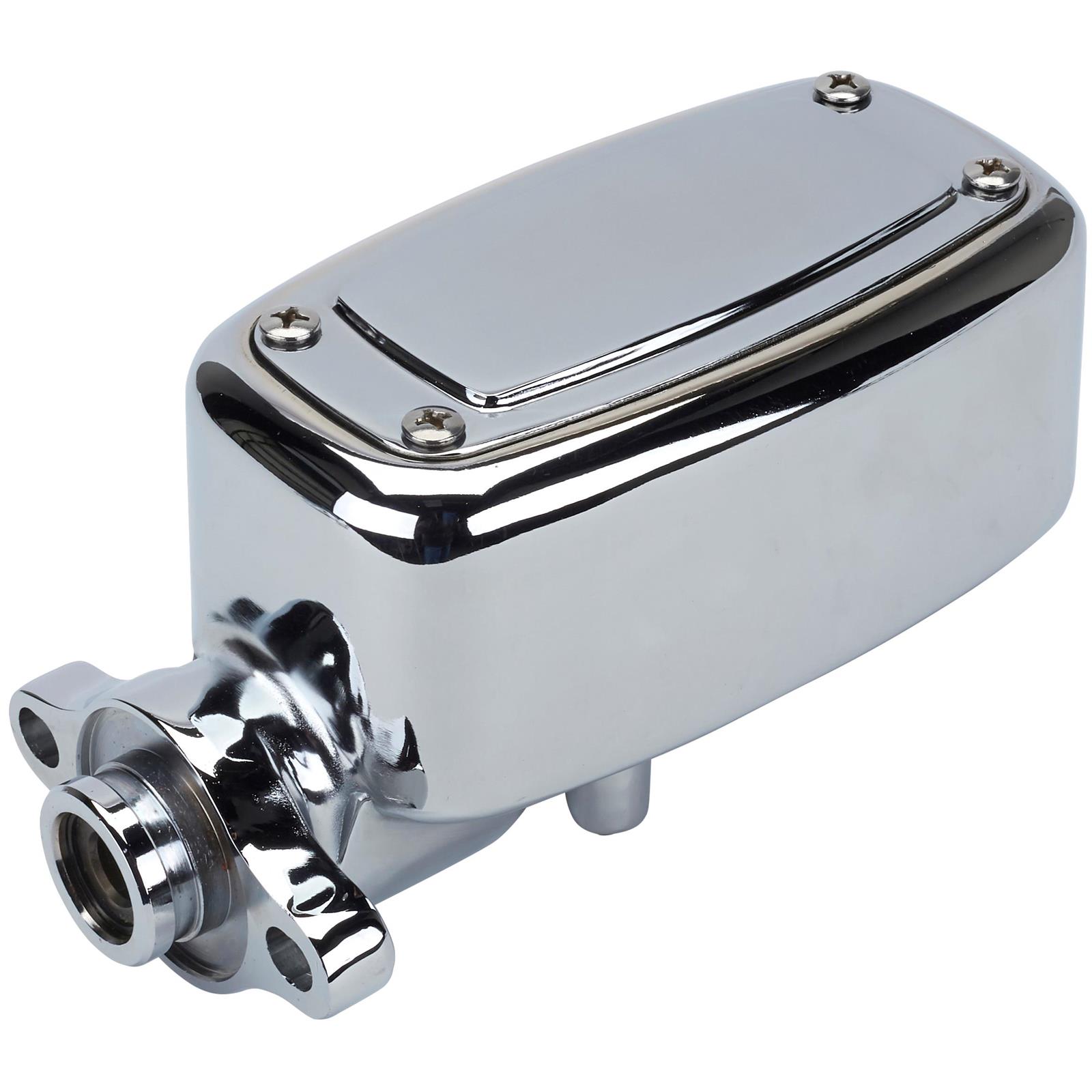 Speedway Deluxe Chrome Aluminum Master Cylinder, 1 Inch Bore