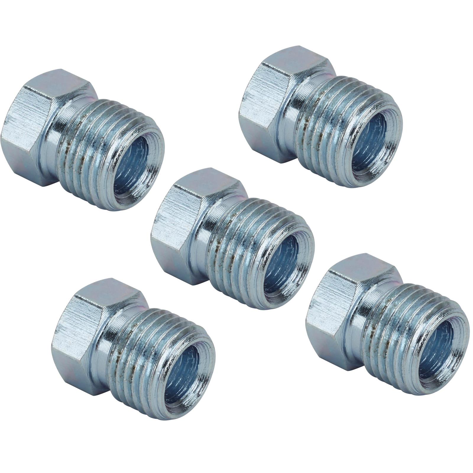 Inverted Flare Thread Nuts for 1/4 Inch Tubing, 7/16-24