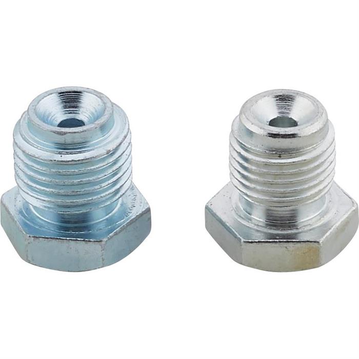 Master Cylinder Plugs, 1/2"20 & 9/16"18, Zinc Finish
