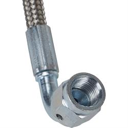 3 AN 36/" Stainless Steel Braided Brake Line Assembled Straight 90*