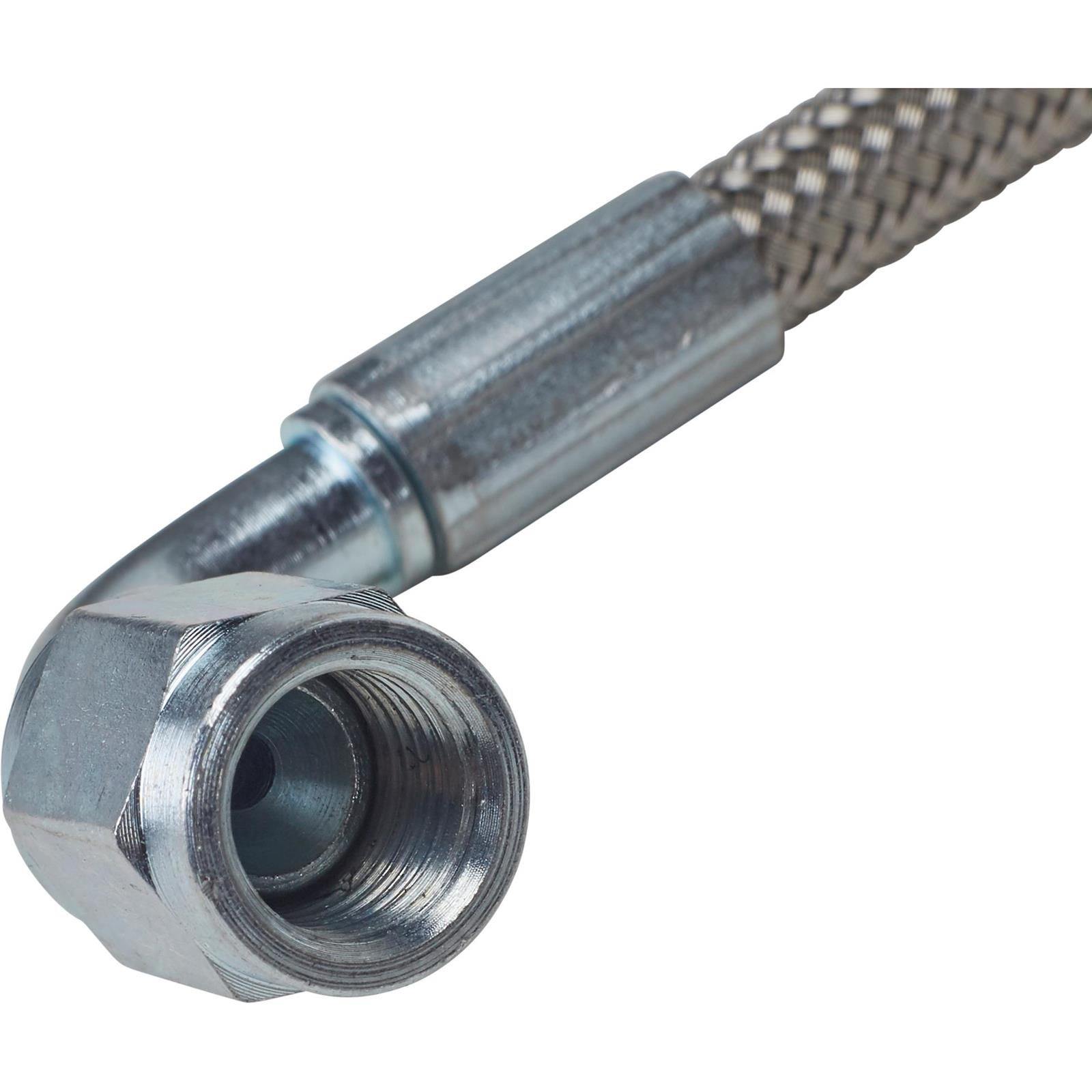 Stainless 48 Inch Brake Line with 90 Degree End