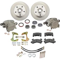 Deluxe Disc Brake Kit, 1955-1964 Chevy Full-size Car, Stock Spindle